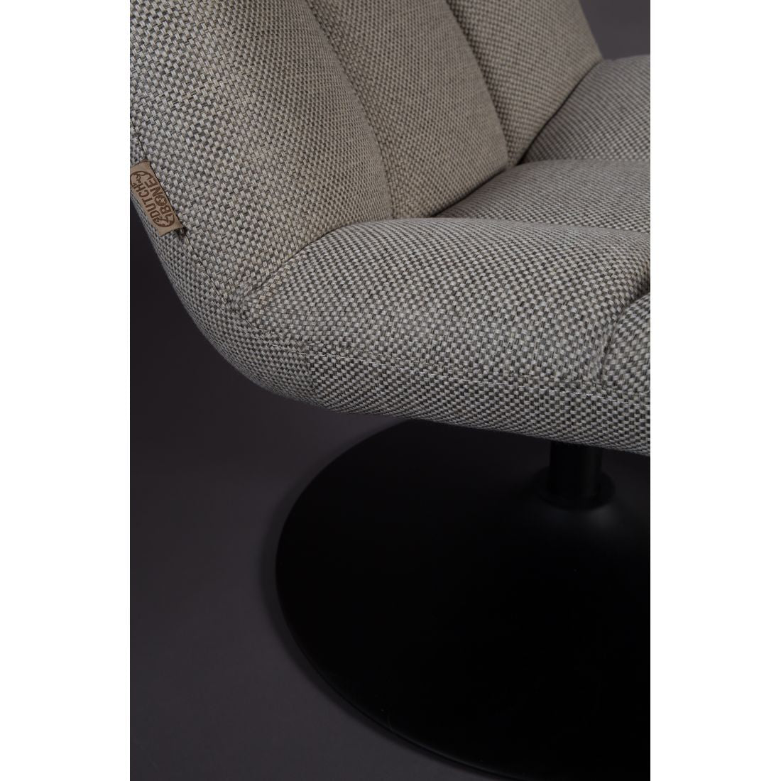 Dutchbone Fauteuil Bar Lichtgrijs - KwaliteitWonen.nl