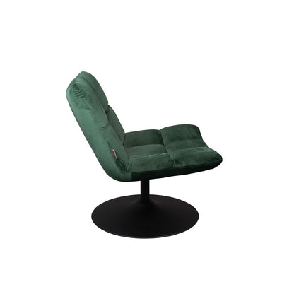 Dutchbone Fauteuil Bar Velvet Groen - KwaliteitWonen.nl