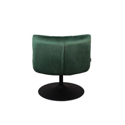Dutchbone Fauteuil Bar Velvet Groen - KwaliteitWonen.nl