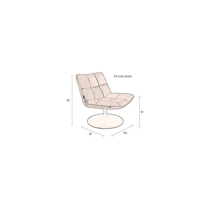 Dutchbone Fauteuil Bar Velvet Groen - KwaliteitWonen.nl