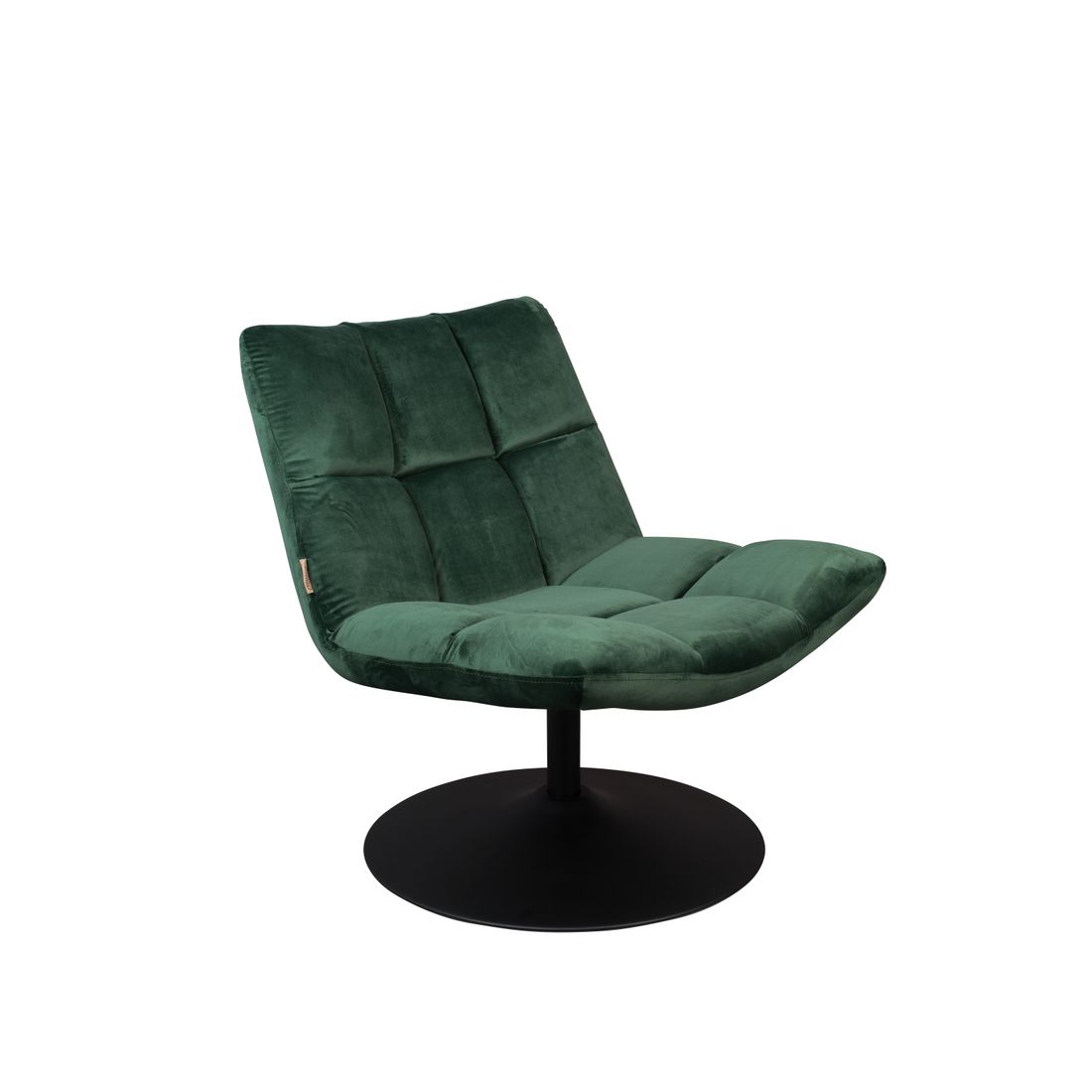 Dutchbone Fauteuil Bar Velvet Groen - KwaliteitWonen.nl
