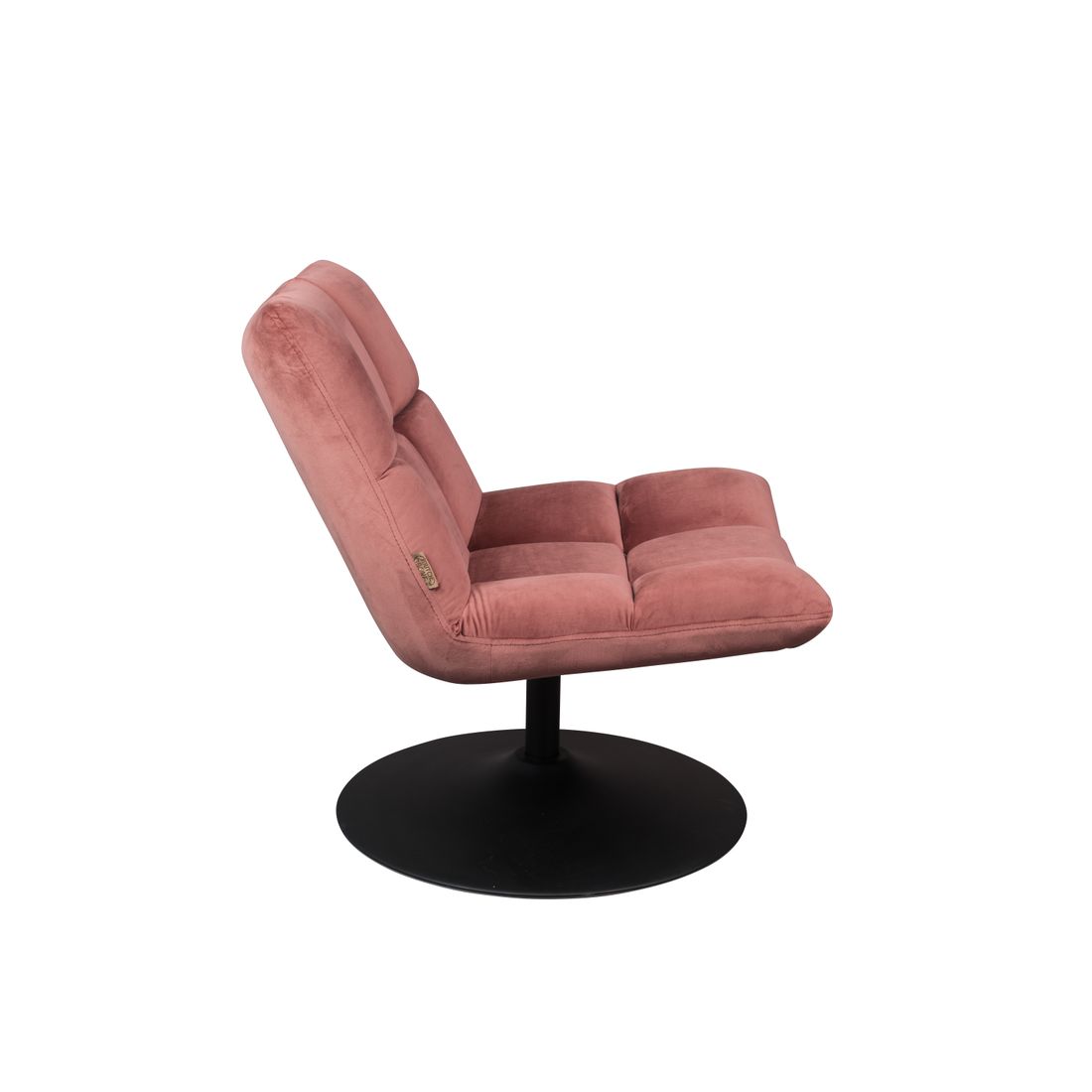 Dutchbone Fauteuil Bar Velvet Oud Roze - KwaliteitWonen.nl