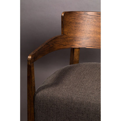 Dutchbone Fauteuil Duran Grijs - KwaliteitWonen.nl