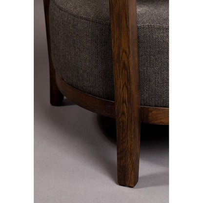 Dutchbone Fauteuil Duran Grijs - KwaliteitWonen.nl