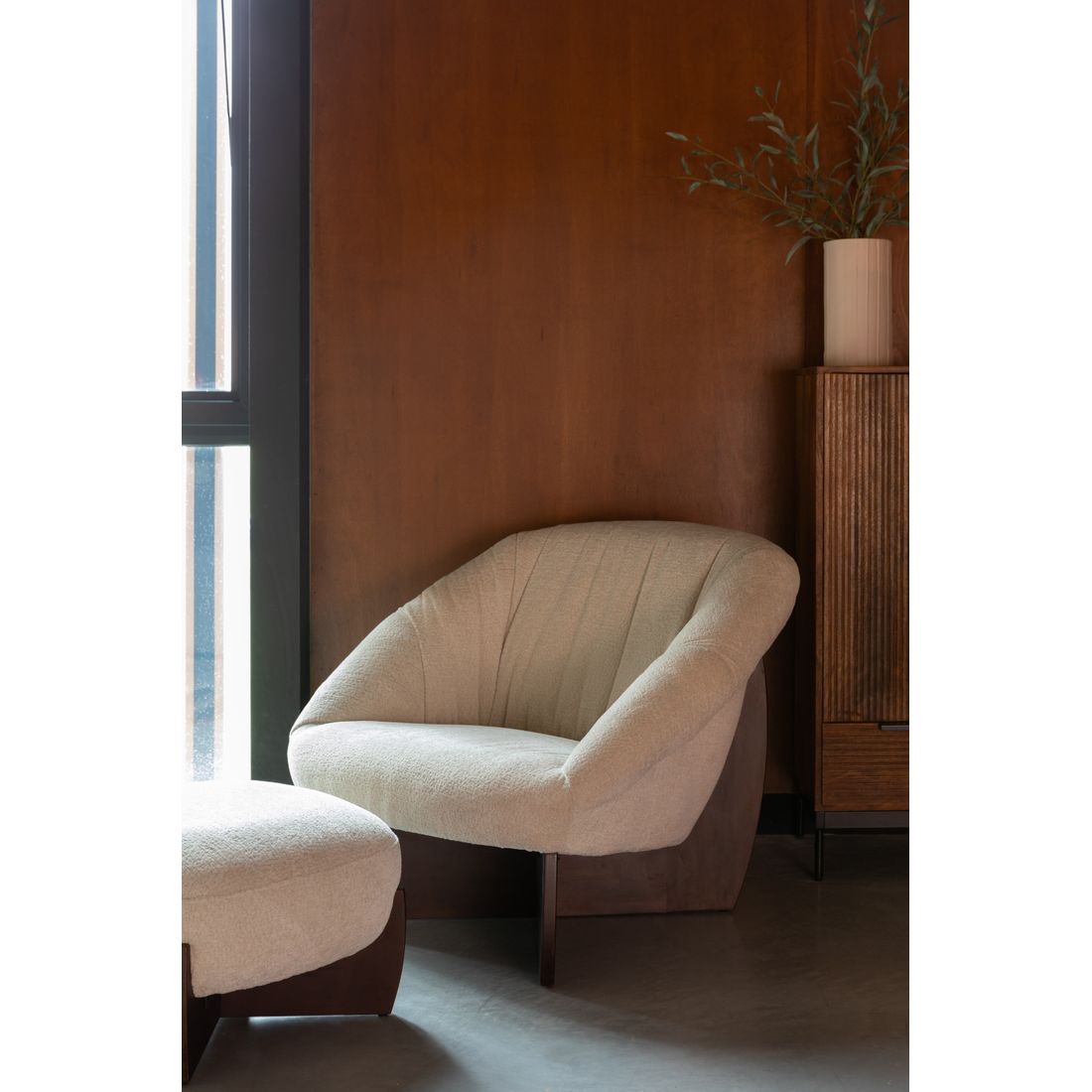 Dutchbone Fauteuil Emilius Beige - KwaliteitWonen.nl