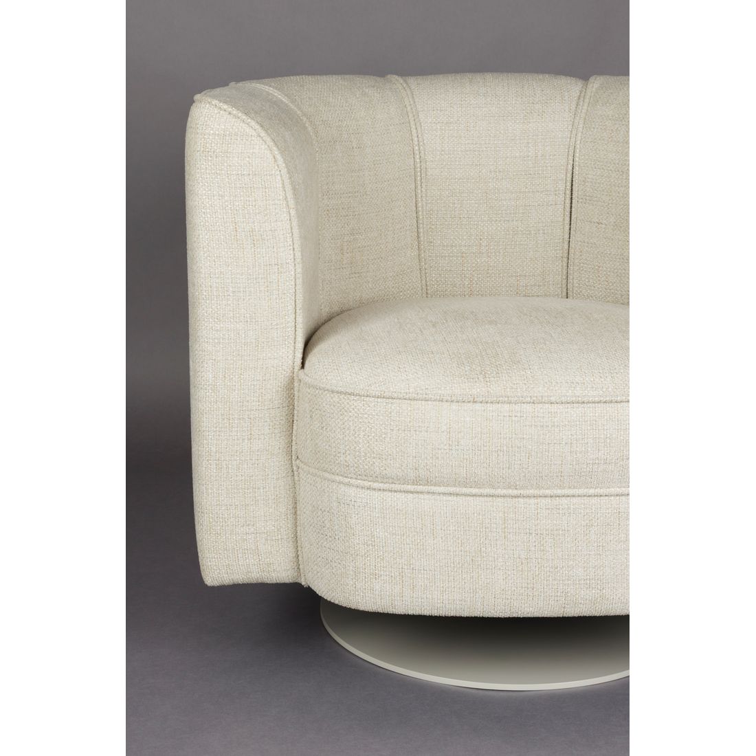 Dutchbone Fauteuil Flower Beige - KwaliteitWonen.nl