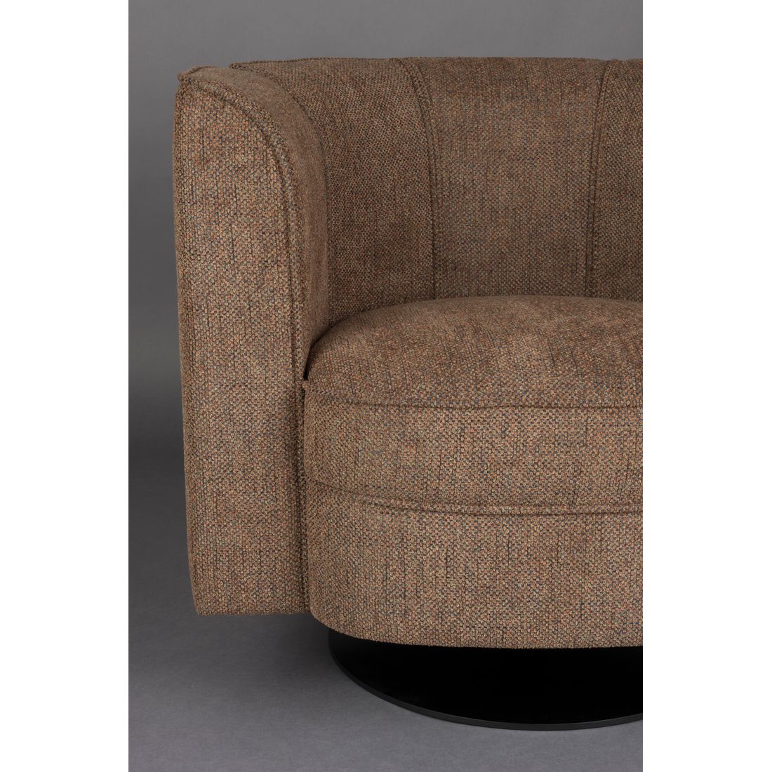 Dutchbone Fauteuil Flower Bruin - KwaliteitWonen.nl