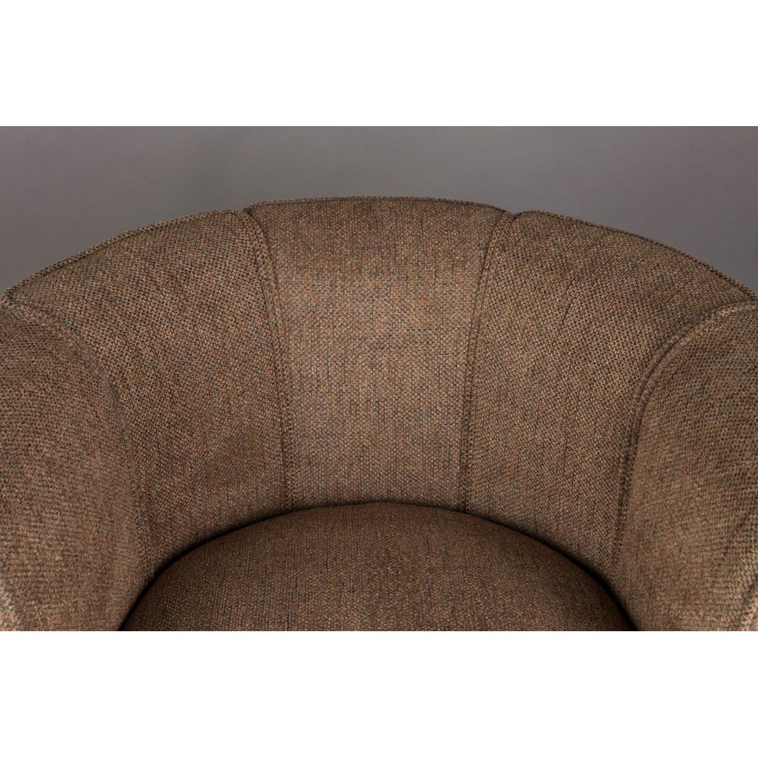 Dutchbone Fauteuil Flower Bruin - KwaliteitWonen.nl