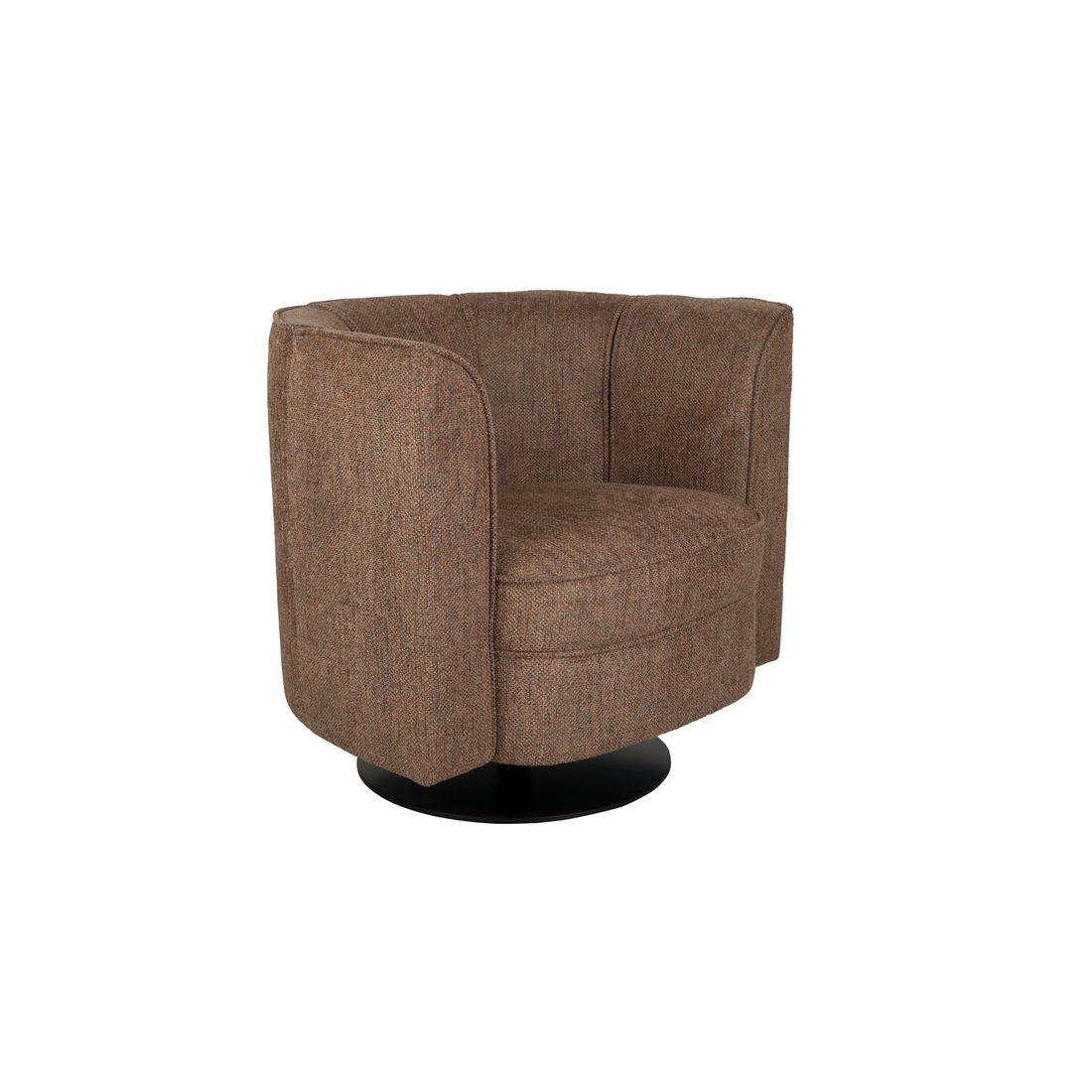 Dutchbone Fauteuil Flower Bruin - KwaliteitWonen.nl