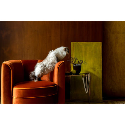 Dutchbone Fauteuil Flower Oranje - KwaliteitWonen.nl