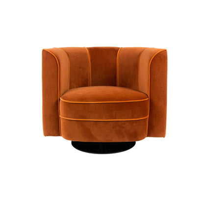 Dutchbone Fauteuil Flower Oranje - KwaliteitWonen.nl