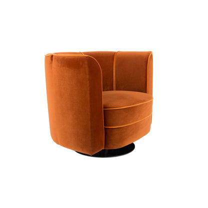 Dutchbone Fauteuil Flower Oranje - KwaliteitWonen.nl