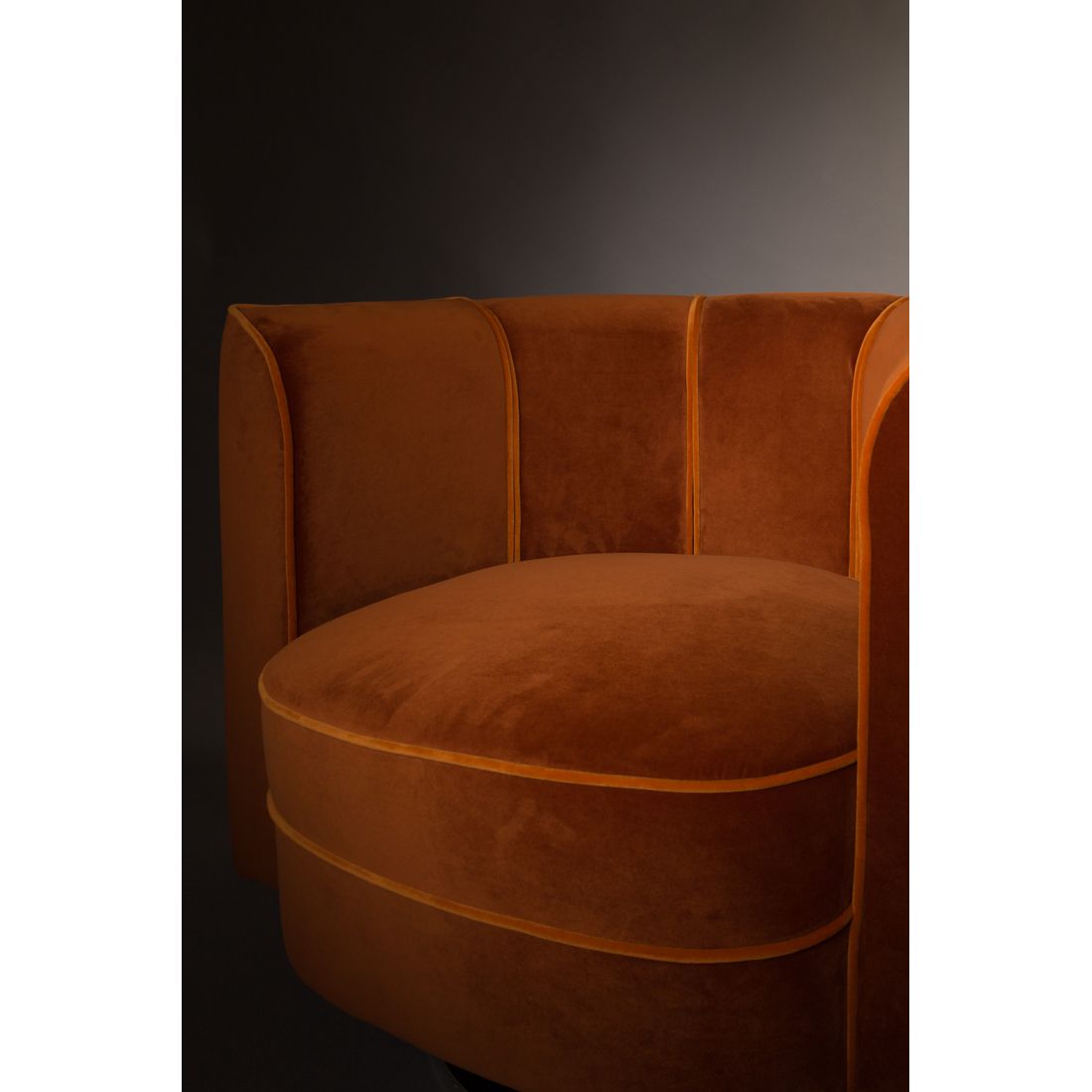 Dutchbone Fauteuil Flower Oranje - KwaliteitWonen.nl