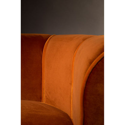 Dutchbone Fauteuil Flower Oranje - KwaliteitWonen.nl