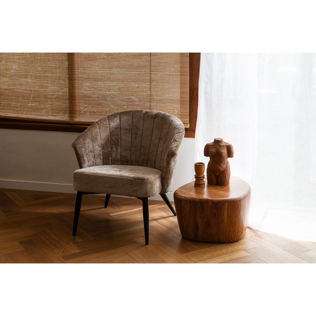 Dutchbone Fauteuil Georgia Beige - KwaliteitWonen.nl