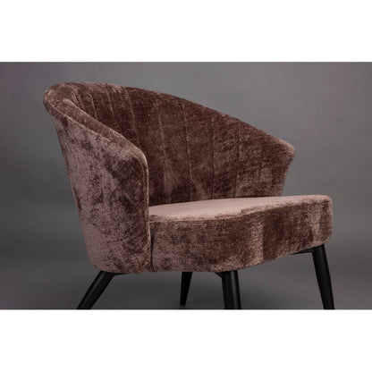 Dutchbone Fauteuil Georgia Paars - KwaliteitWonen.nl