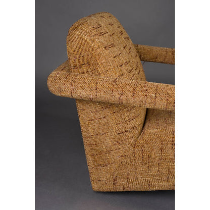 Dutchbone Fauteuil Kent Okergeel - KwaliteitWonen.nl