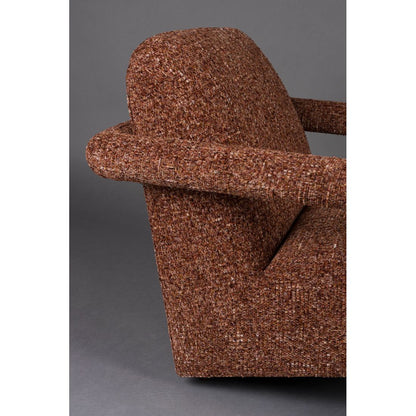 Dutchbone Fauteuil Kent bordeauxrood - KwaliteitWonen.nl