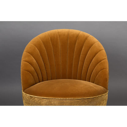 Dutchbone Fauteuil Madison Okergeel - KwaliteitWonen.nl
