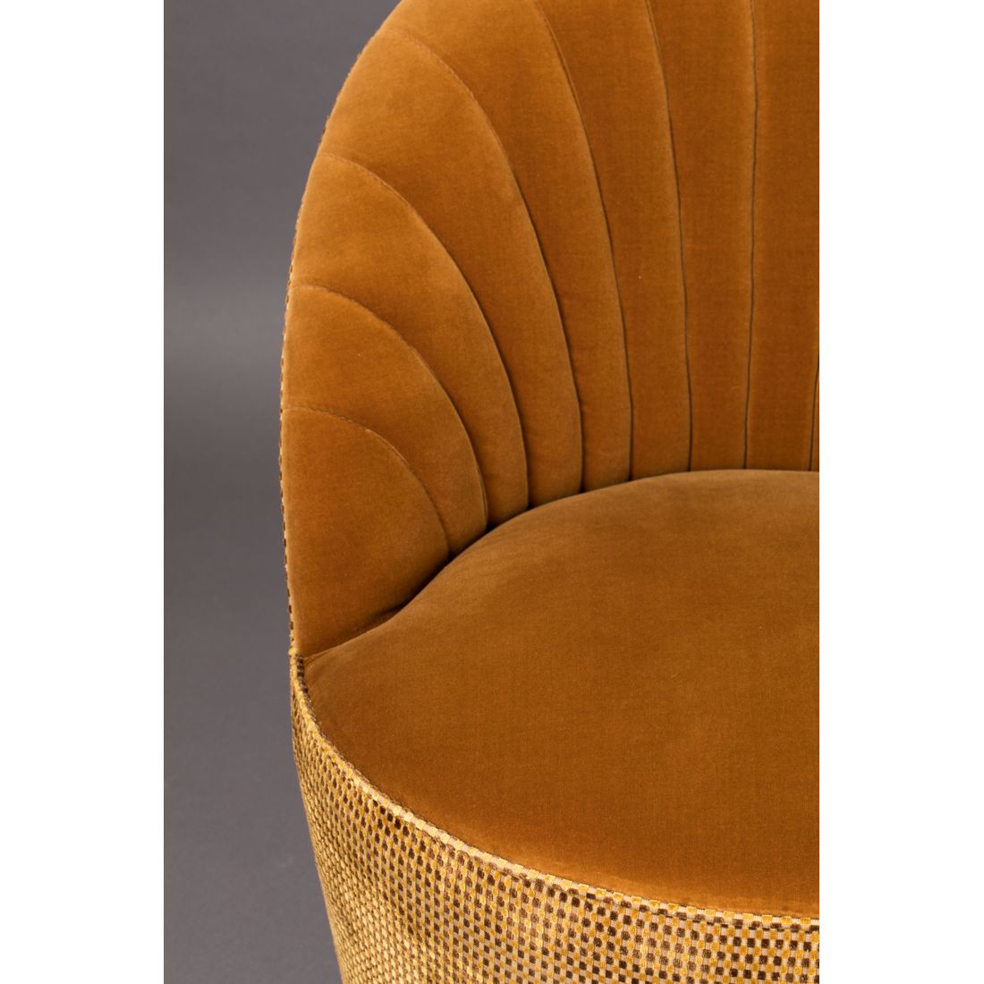 Dutchbone Fauteuil Madison Okergeel - KwaliteitWonen.nl