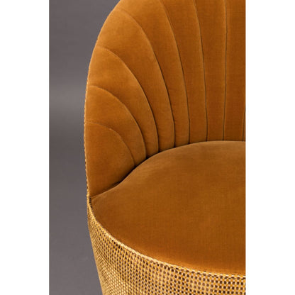 Dutchbone Fauteuil Madison Okergeel - KwaliteitWonen.nl