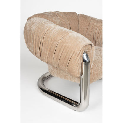 Dutchbone Fauteuil Marly Beige - KwaliteitWonen.nl