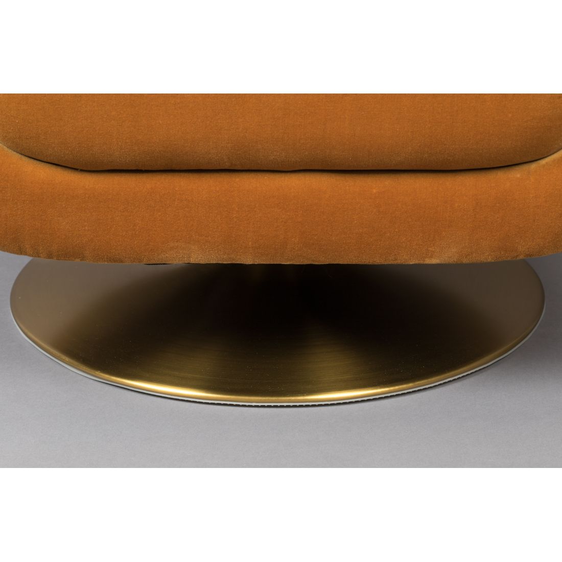 Dutchbone Fauteuil Member Bruin Oranje - KwaliteitWonen.nl