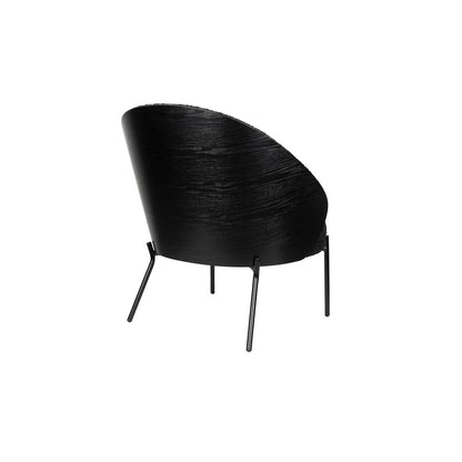 Dutchbone Fauteuil Rodin Bouclé Zwart - KwaliteitWonen.nl