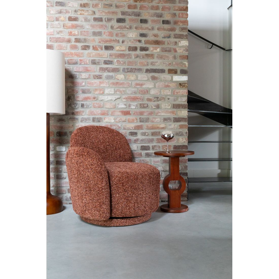 Dutchbone Fauteuil Rose Bordeaux Rood - KwaliteitWonen.nl
