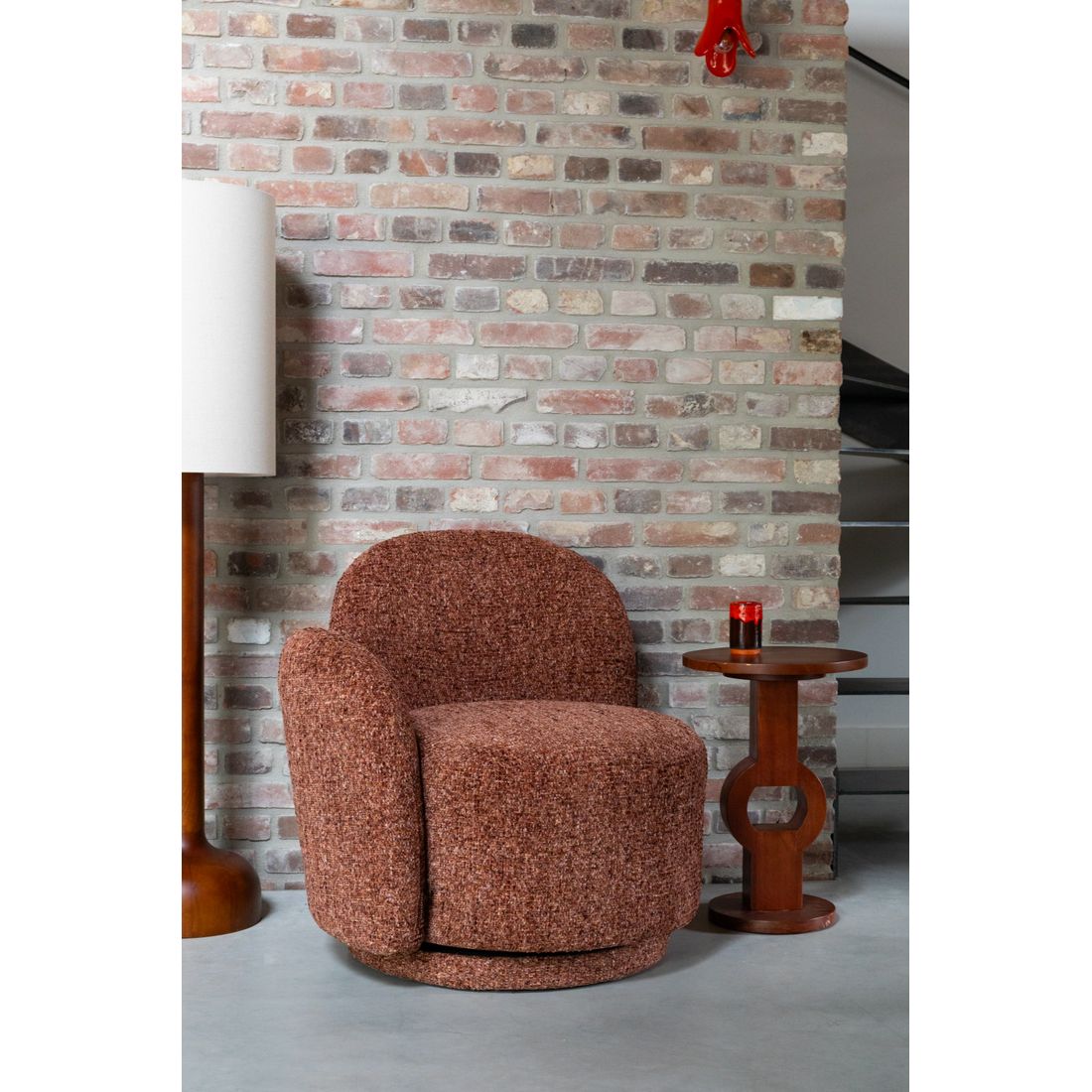 Dutchbone Fauteuil Rose Bordeaux Rood - KwaliteitWonen.nl