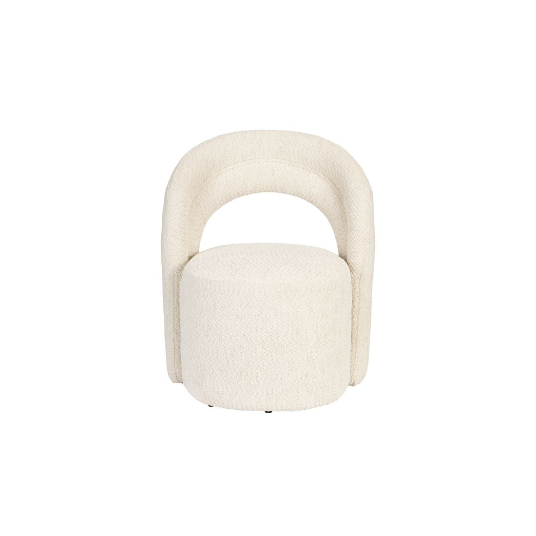 Dutchbone Fauteuil Seina Swivel Beige - KwaliteitWonen.nl