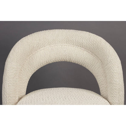 Dutchbone Fauteuil Seina Swivel Beige - KwaliteitWonen.nl