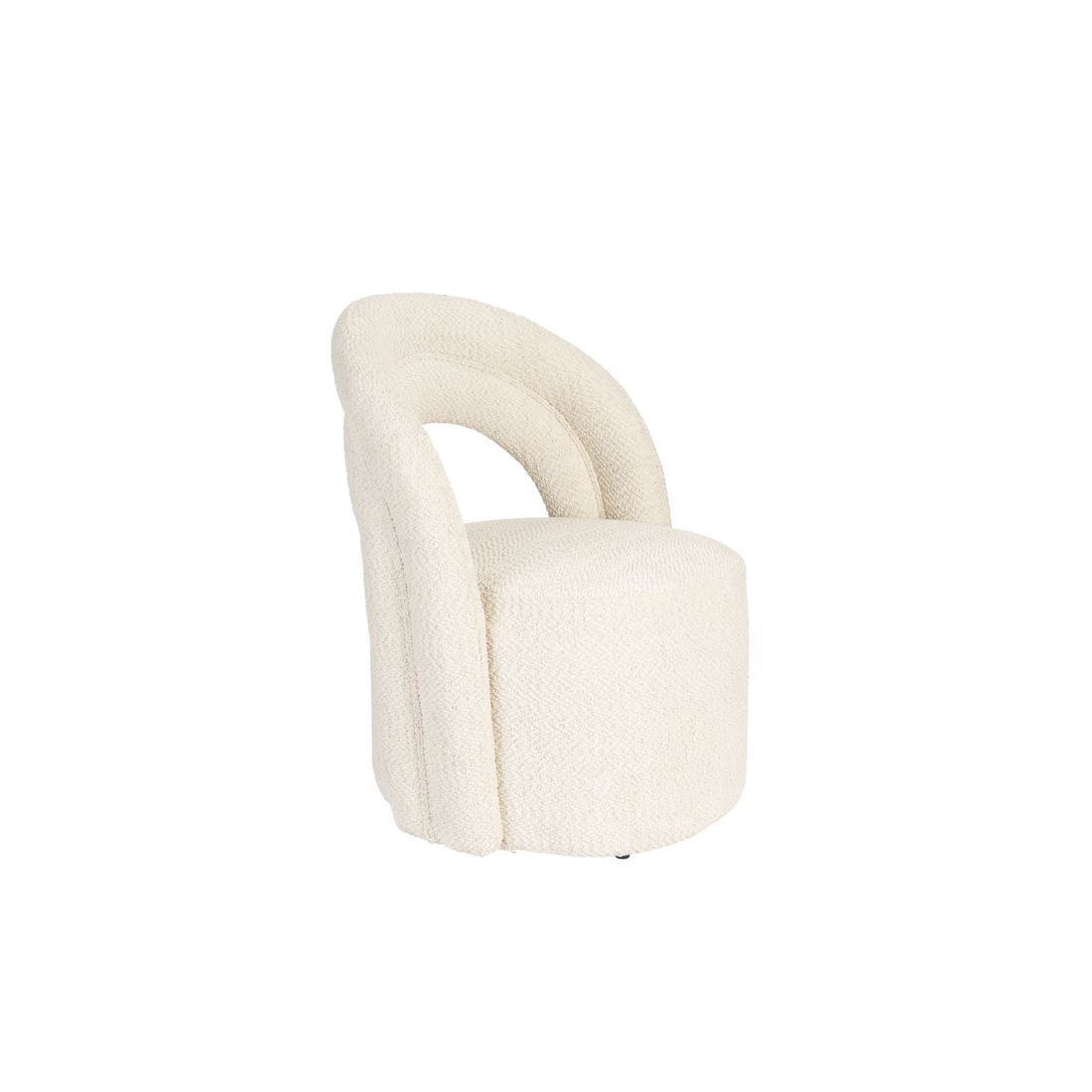 Dutchbone Fauteuil Seina Swivel Beige - KwaliteitWonen.nl