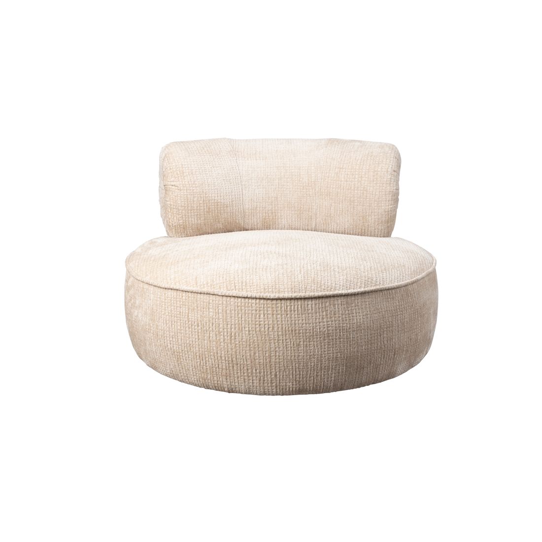 Dutchbone Fauteuil Tilbury Naturel Beige - KwaliteitWonen.nl