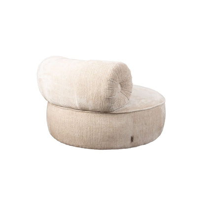 Dutchbone Fauteuil Tilbury Naturel Beige - KwaliteitWonen.nl