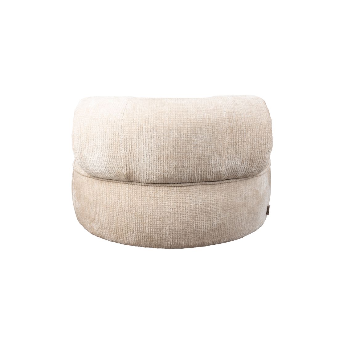 Dutchbone Fauteuil Tilbury Naturel Beige - KwaliteitWonen.nl