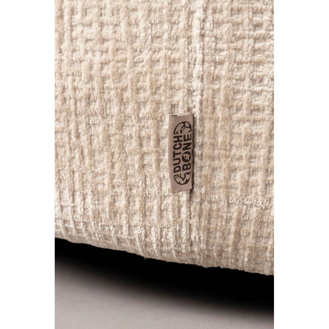 Dutchbone Fauteuil Tilbury Naturel Beige - KwaliteitWonen.nl