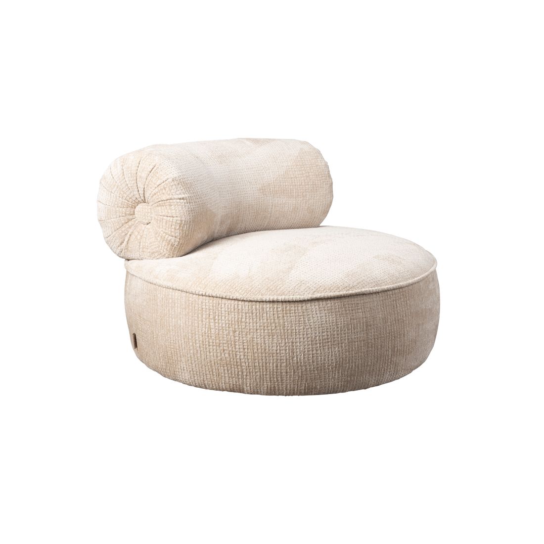 Dutchbone Fauteuil Tilbury Naturel Beige - KwaliteitWonen.nl