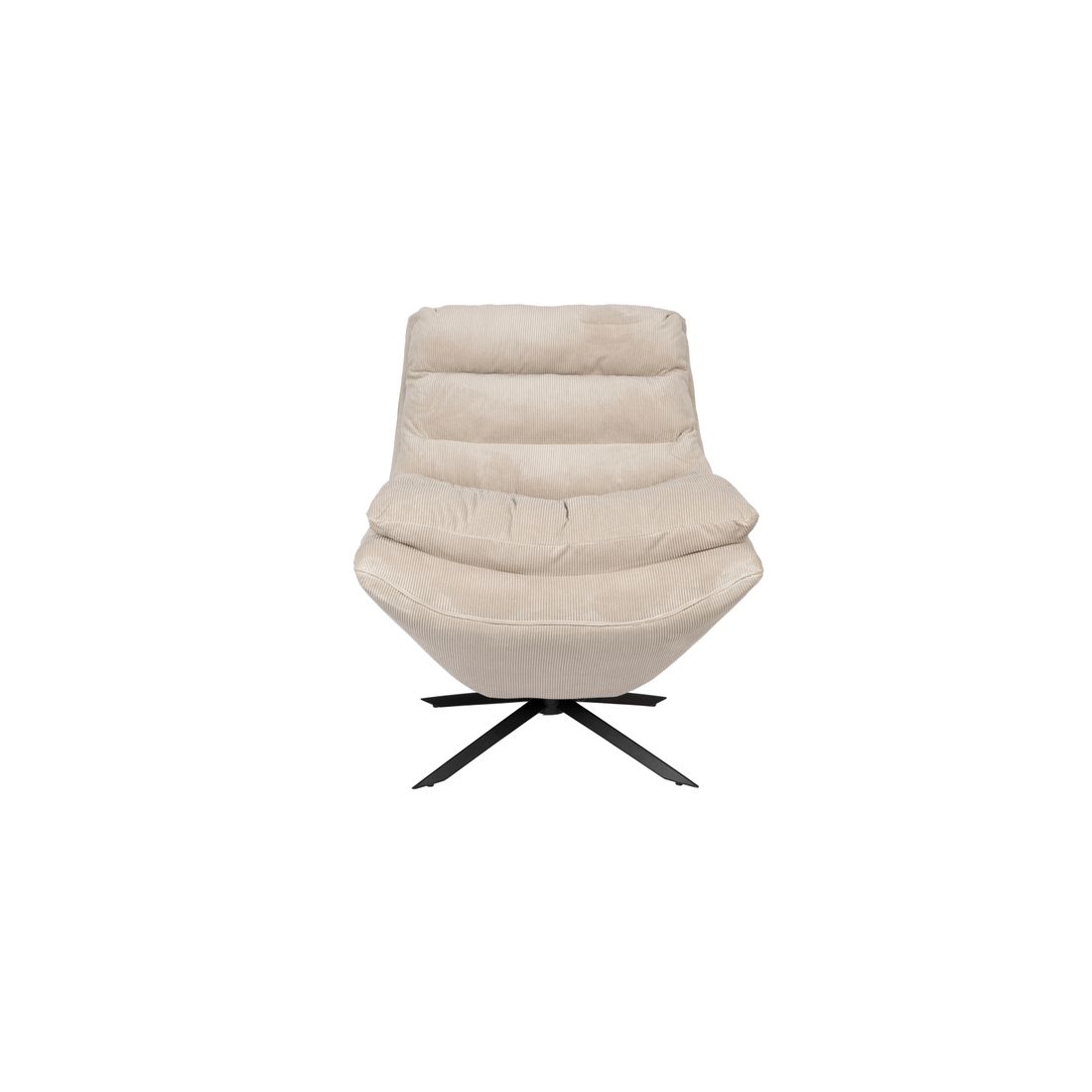 Dutchbone Fauteuil Vince Beige - KwaliteitWonen.nl