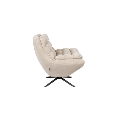 Dutchbone Fauteuil Vince Beige - KwaliteitWonen.nl