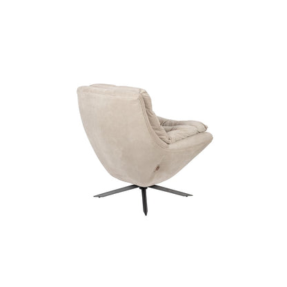 Dutchbone Fauteuil Vince Beige - KwaliteitWonen.nl