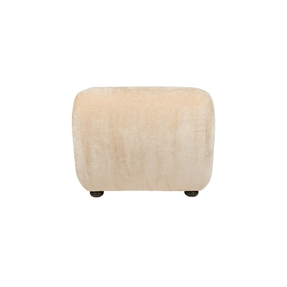 Dutchbone Fauteuil Wyatt Velours Beige - KwaliteitWonen.nl