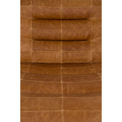 Dutchbone Fauteuil Wyatt Wax Leer Cognac - KwaliteitWonen.nl