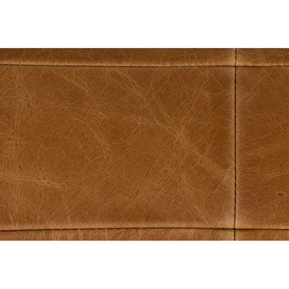 Dutchbone Fauteuil Wyatt Wax Leer Cognac - KwaliteitWonen.nl