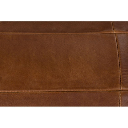 Dutchbone Fauteuil Wyatt Wax Leer Donkerbruin - KwaliteitWonen.nl