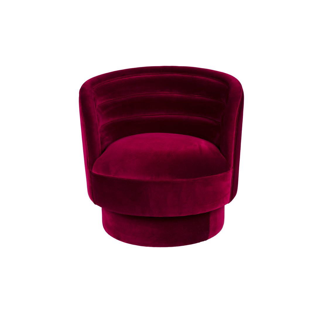 Dutchbone Fauteuille Dorothy Velvet Rood - KwaliteitWonen.nl