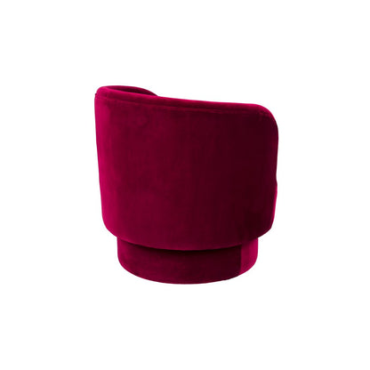 Dutchbone Fauteuille Dorothy Velvet Rood - KwaliteitWonen.nl