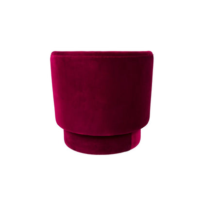 Dutchbone Fauteuille Dorothy Velvet Rood - KwaliteitWonen.nl