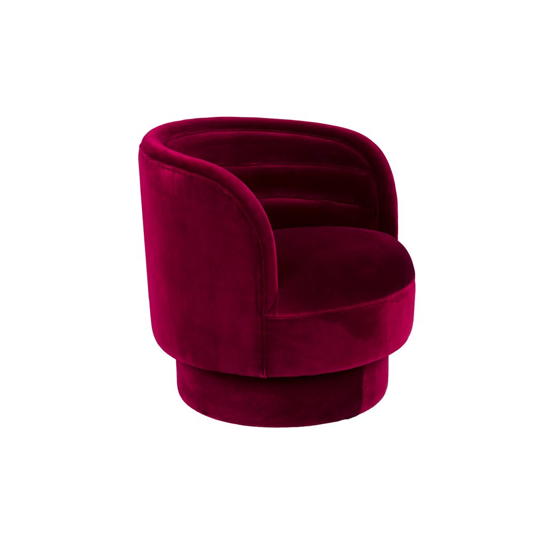 Dutchbone Fauteuille Dorothy Velvet Rood - KwaliteitWonen.nl