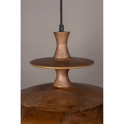 Dutchbone Hanglamp Cath L Walnoot - KwaliteitWonen.nl